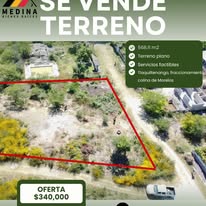 Terreno 548 m2 oferta $340,000